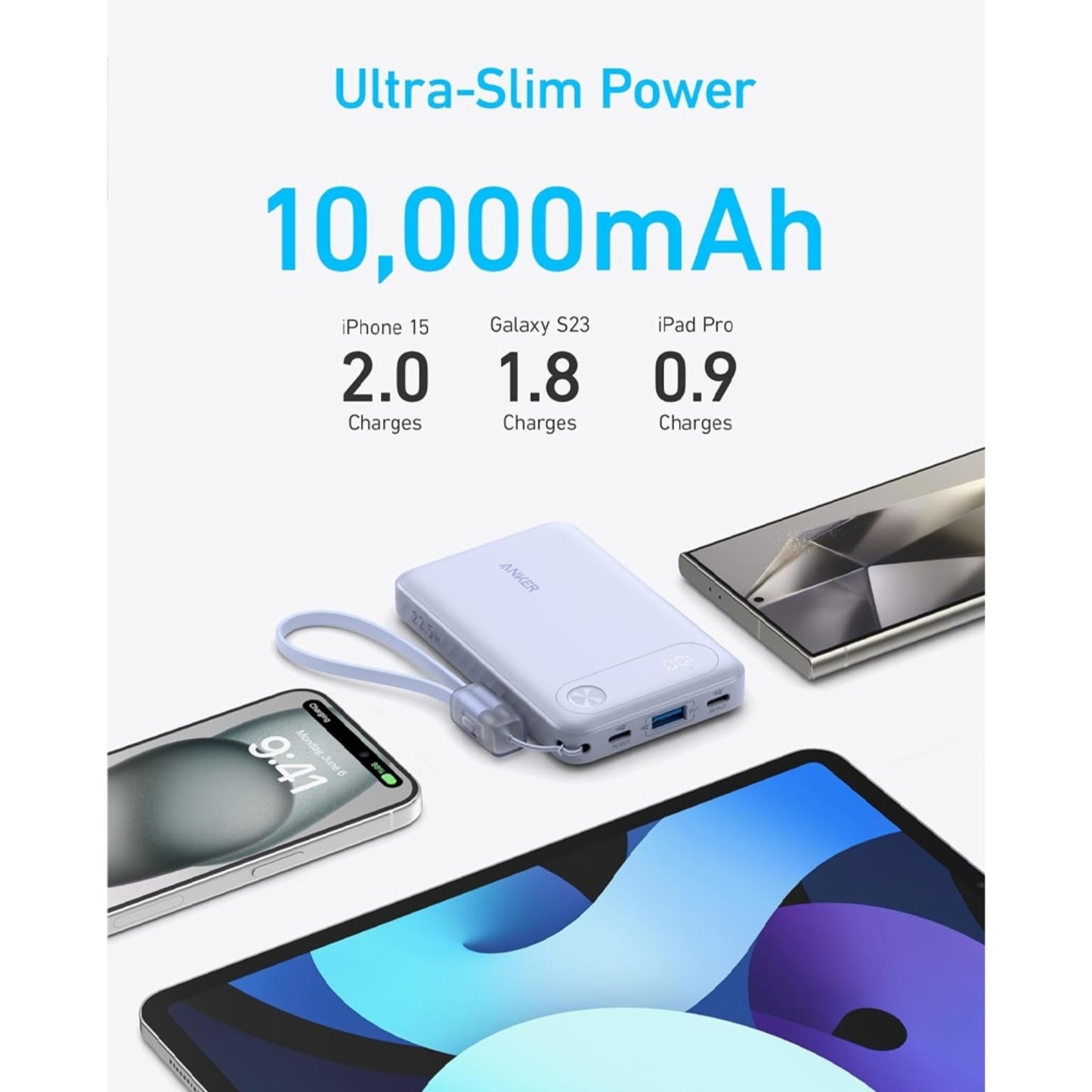 Anker Power Bank (10,000mAh, 22.5W)