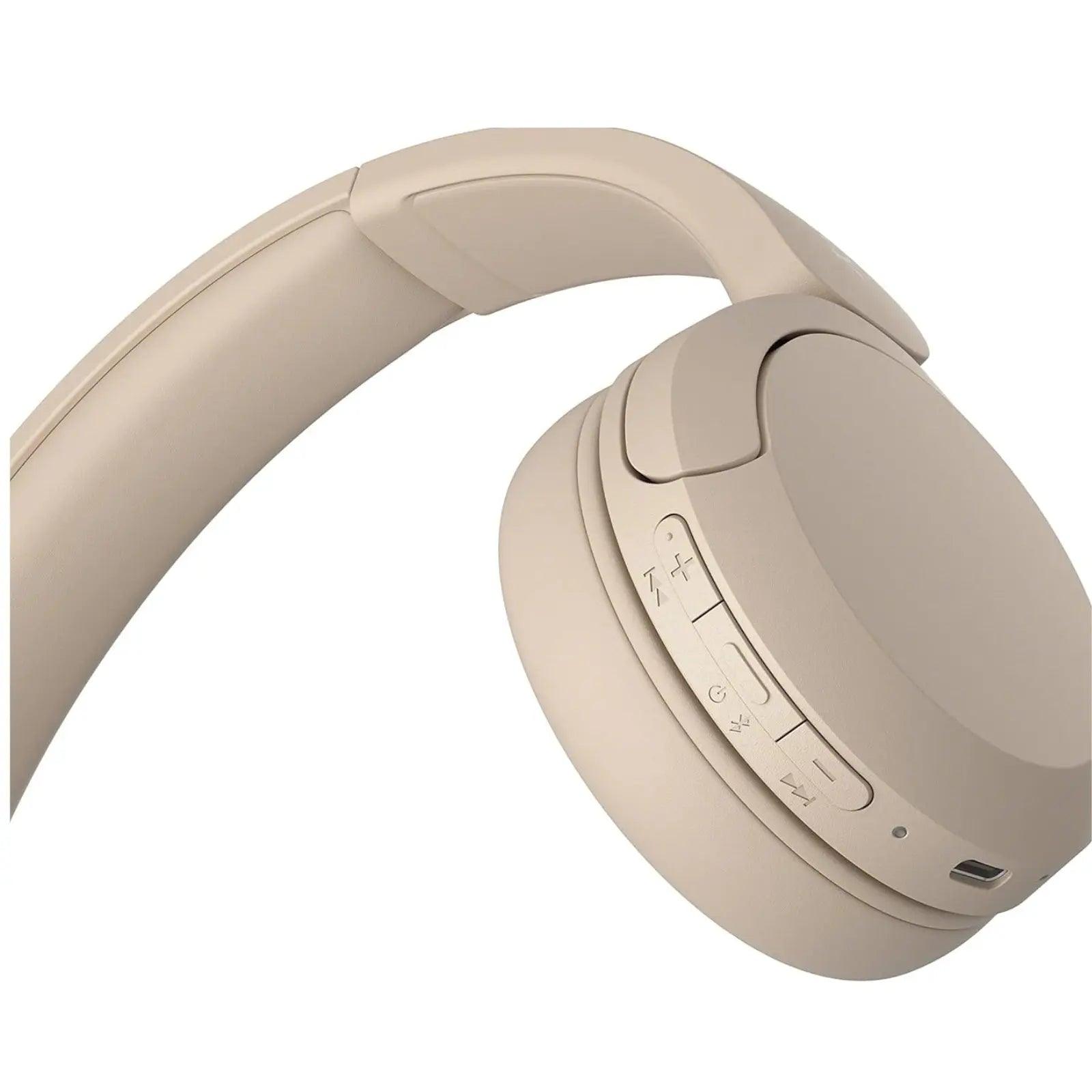 Sony WH-CH520 Wireless Over-Ear Headphone (Cream)