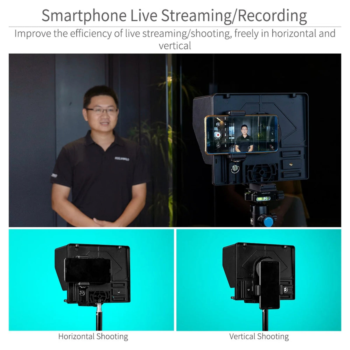 Feelworld TP10 10" Portable Teleprompter