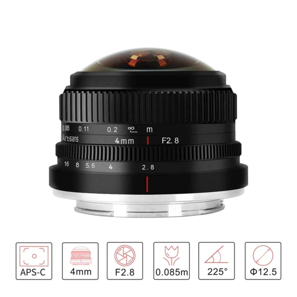 7Artisans 4mm F2.8 Fisheye