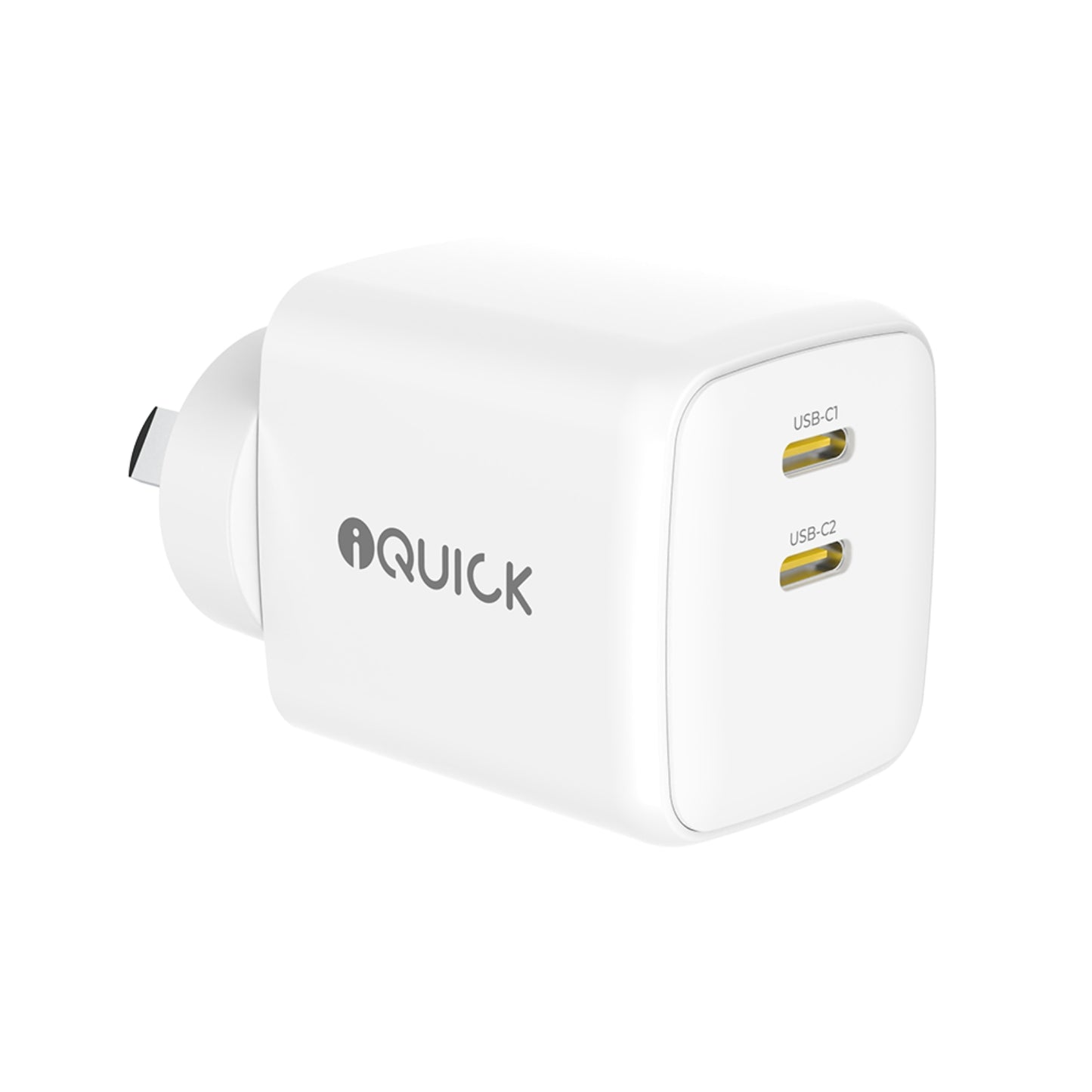 iQuick NANO ENERGY 2 30W PD3.0 Dual USB-C Ports Charging Adapter