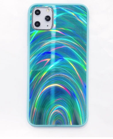 Rainbow Pattern Jelly Shell For iPhone 14