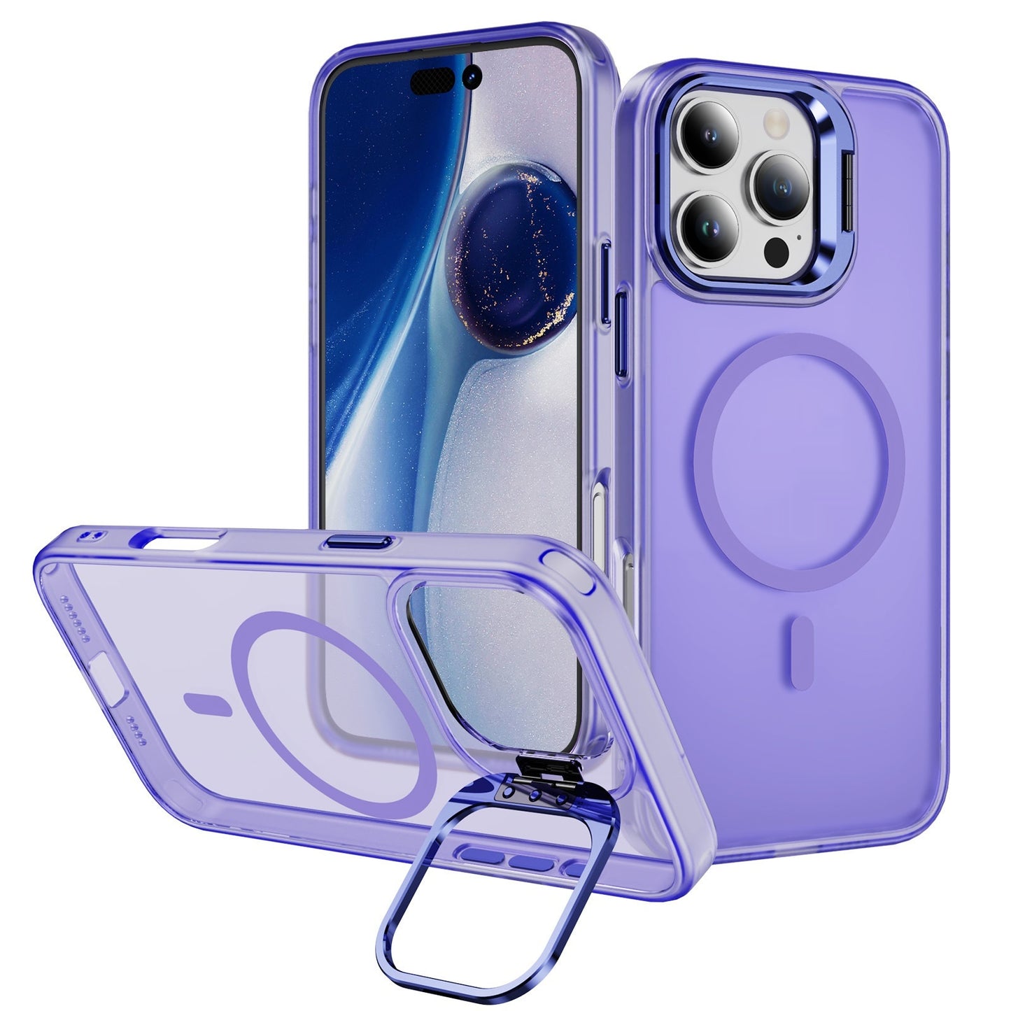 Magnetic Phone Case Lens Bracket Phone Case For iPhone 16