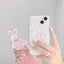 Cute Rabbit Bracket Mobile Phone Case For iPhone 14