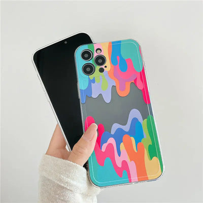 Art Painted Mobile Phone Case Silicone Transparent Online Only