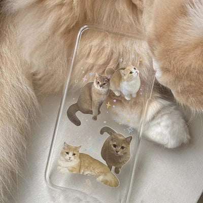 Cat Master Mobile Phone Case Transparent Online Only