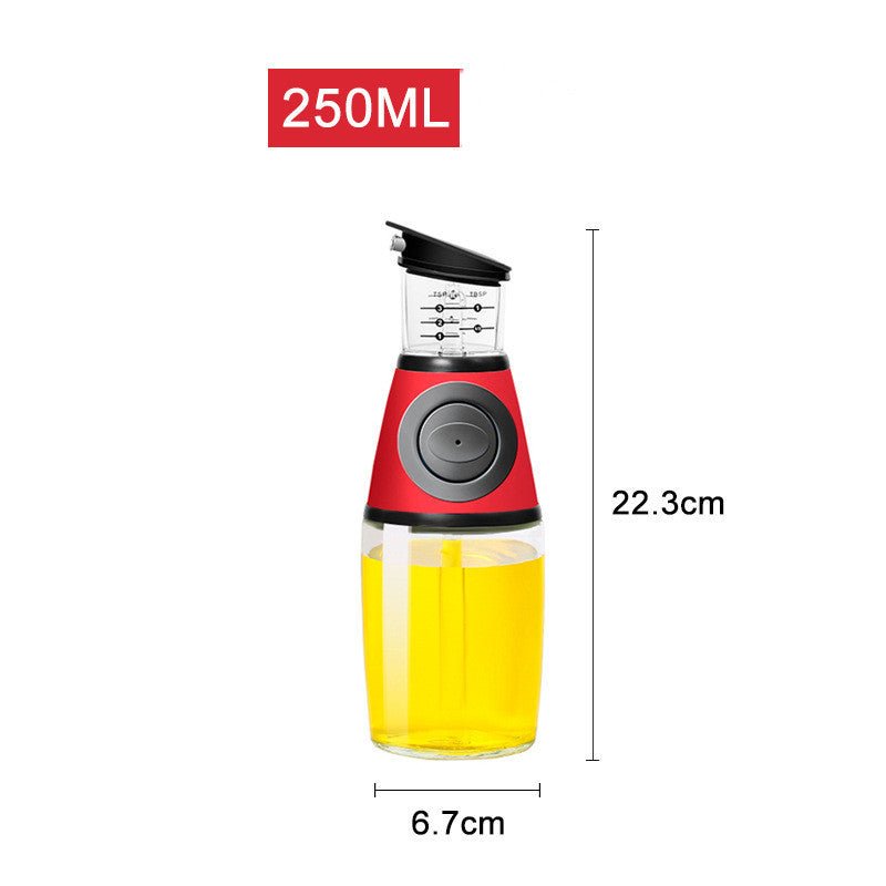 500ml Measurable Glass Bottle Oil Bottle Soy Bottle Kitchenware - MyMobile