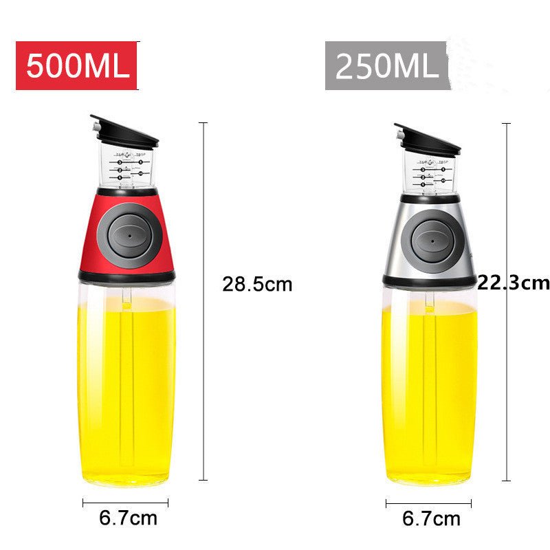 500ml Measurable Glass Bottle Oil Bottle Soy Bottle Kitchenware - MyMobile