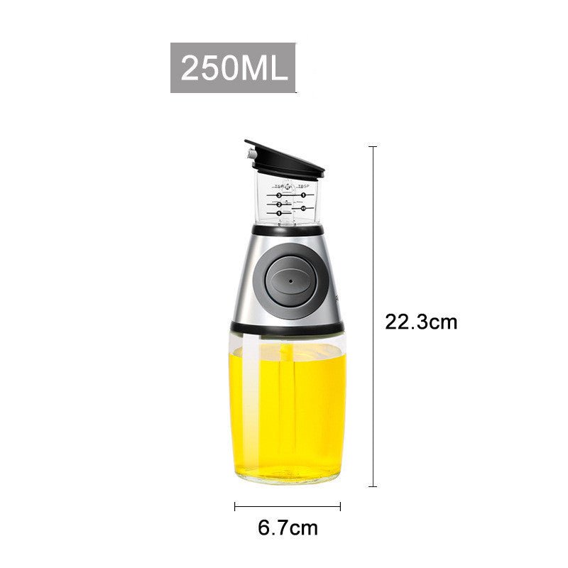 500ml Measurable Glass Bottle Oil Bottle Soy Bottle Kitchenware - MyMobile