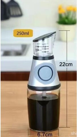 500ml Measurable Glass Bottle Oil Bottle Soy Bottle Kitchenware - MyMobile