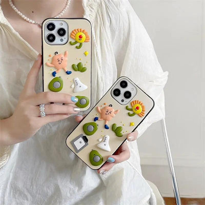 Avocado Villain Cartoon Mobile Phone Case Silicone Online Only