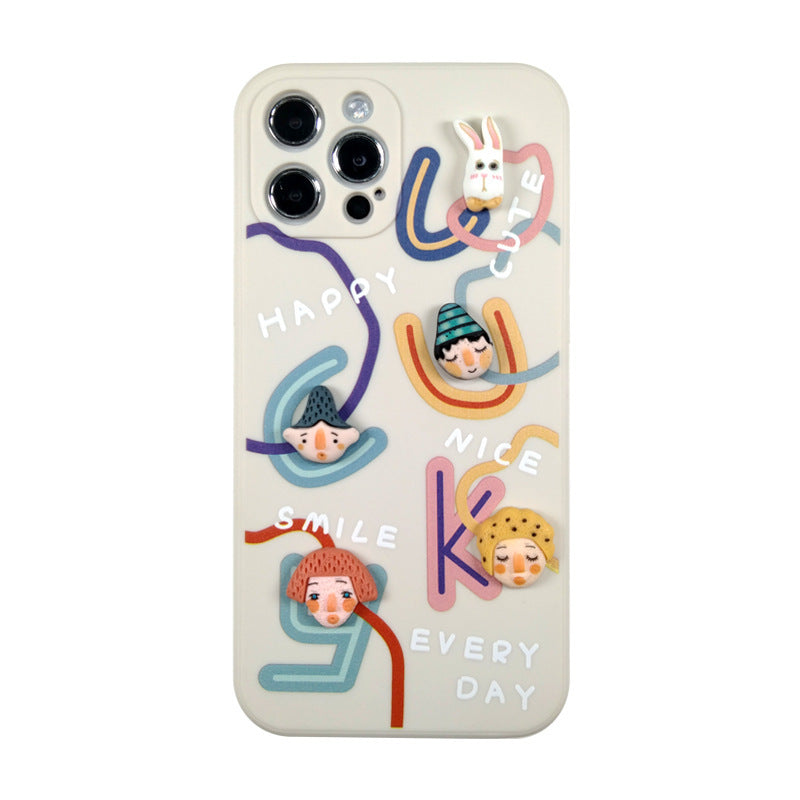 Suitable For 3D Head Doll Mobile Phone Case - MyMobile