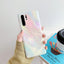 Gradient ring marble mobile phone case For Huawei P40