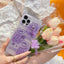 Cute Purple Transparent Bear Suitable Mobile Phone Case Online Only