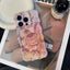 Retro Oil Painting Phone Case Blu-ray Flowers Shockproof Case For iPhone 14