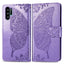 Flower Butterfly Embossed Leather Case For Samsung Galaxy S20