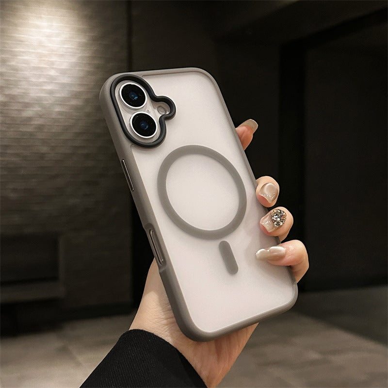 Skin Friendly Matte Magnetic Phone Case For iPhone 16