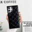 Diamond Plaid Phone Case Leather Phone Protective Case For Samsung Galaxy S23