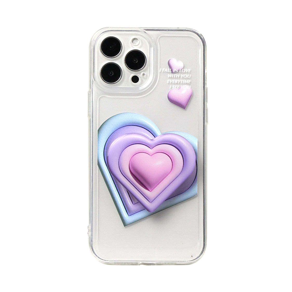 Original Love Transparent Silicone Phone Case For iPhone 14