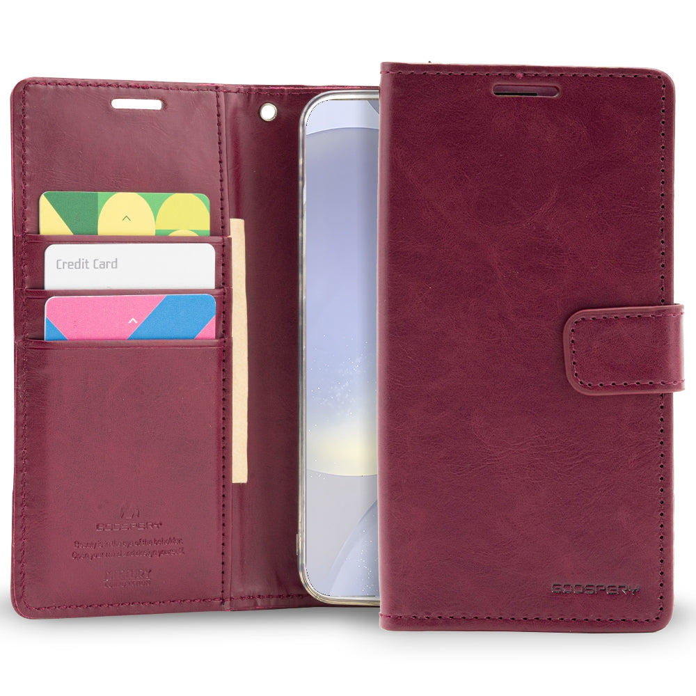 Mercury Blue Moon Diary Case for Samsung Galaxy S24 Plus