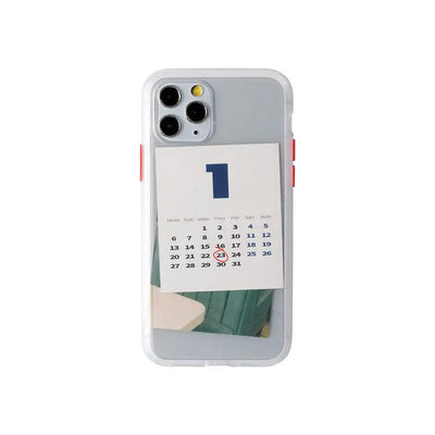 Calendar card New Year mobile phone case Online Only