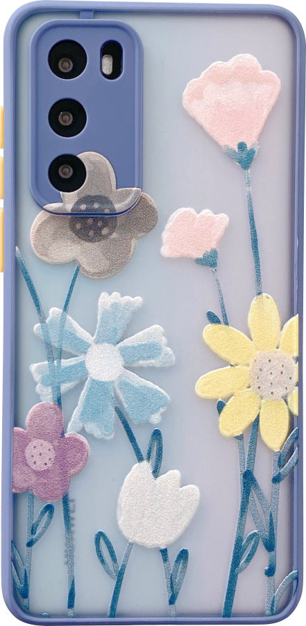 Embossed flower phone case For Huawei P 40