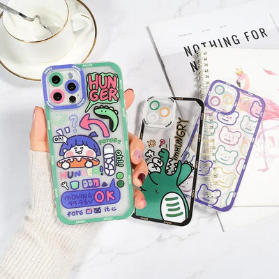 Tpu Painted Cartoon Printing Pattern Mobile Phone Case Online Only