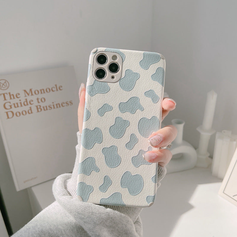 Hanfeng Cow Silicone Mobile Phone Case For iPhone 14