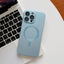 Magnetic Suction With Lens Film Electroplating Mobile Phone Case For iPhone 14