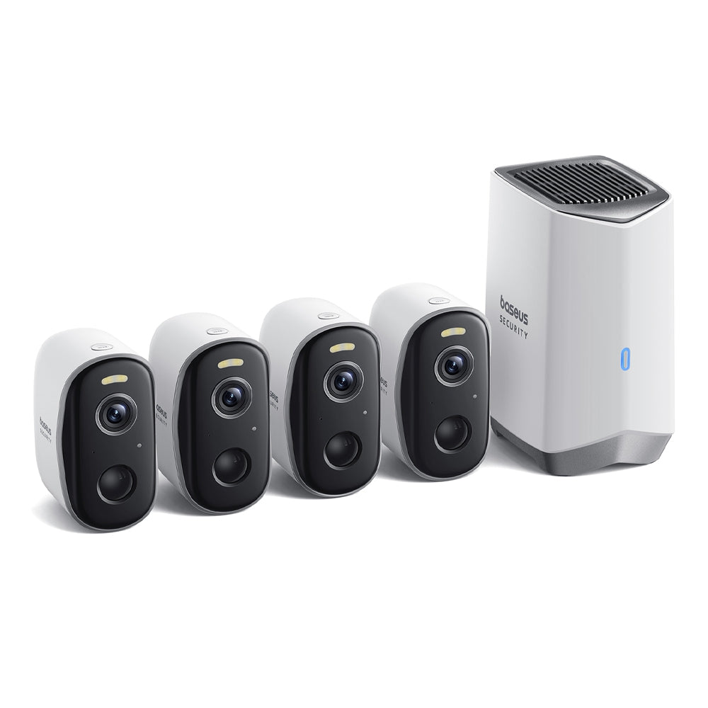 Baseus Security N1 Plus Series Outdoor Camera 2K 4-Cam Kit
