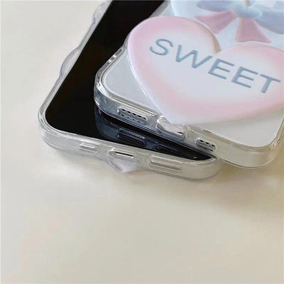 Love Bow Knot Phone Case Transparent CANON