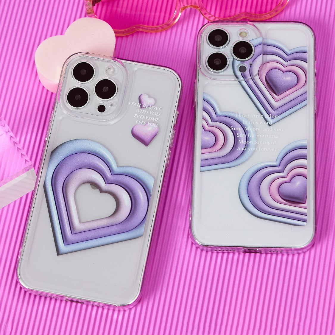 Original Love Transparent Silicone Phone Case For iPhone 14