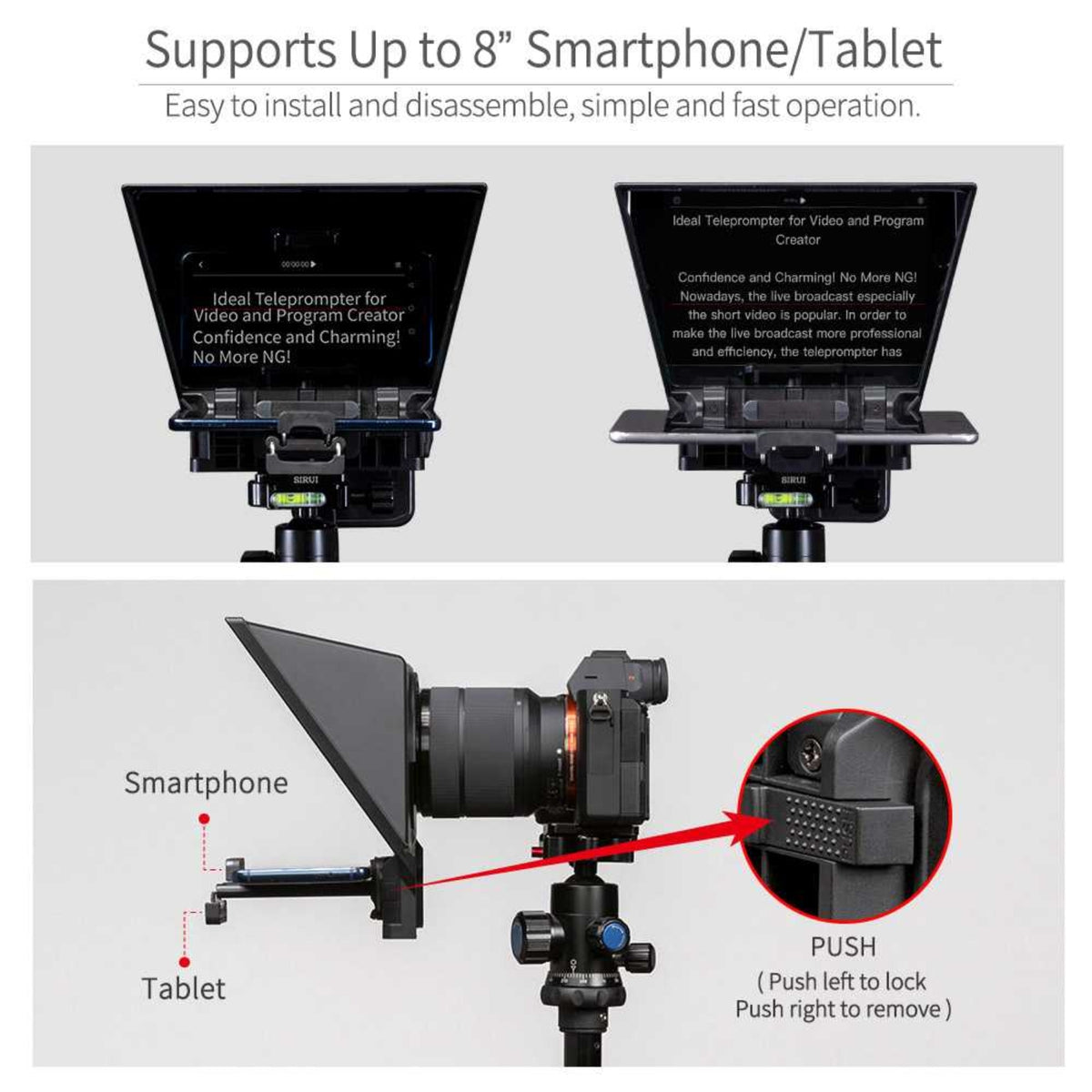Feelworld TP2A Portable Teleprompter