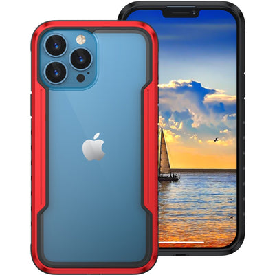 Re-Define Shield Shockproof Heavy Duty Armor Cover Case for iPhone 15 Plus Red