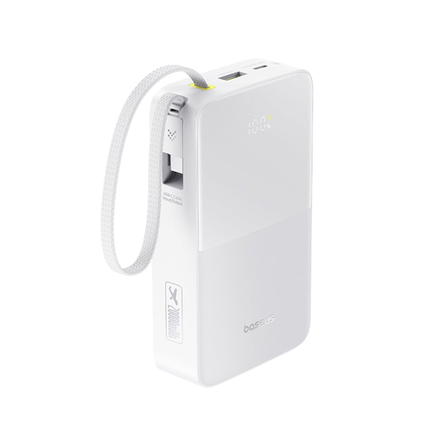 Baseus EnerFill FC51 Bipow2 Pro Digital Display Power Bank with Built-in Cable 20000mAh 22.5W
