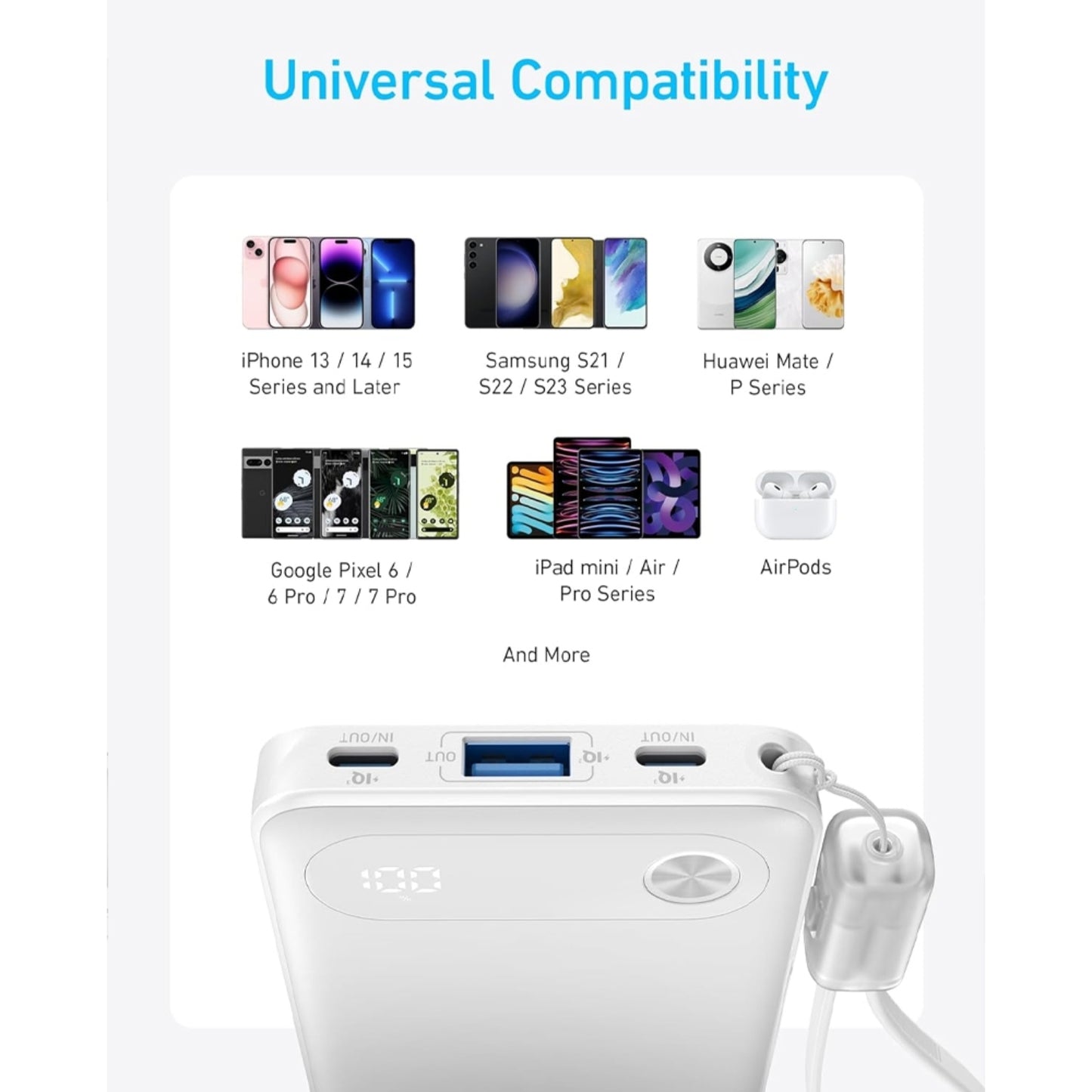 Anker Power Bank (10,000mAh, 22.5W)