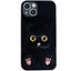 Plush Three-dimensional Cat Eyes Mobile Phone Case Anti-fall - MyMobile