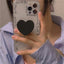 Ins English Letter Love Bracket Silicone Transparent Mobile Phone Case - MyMobile