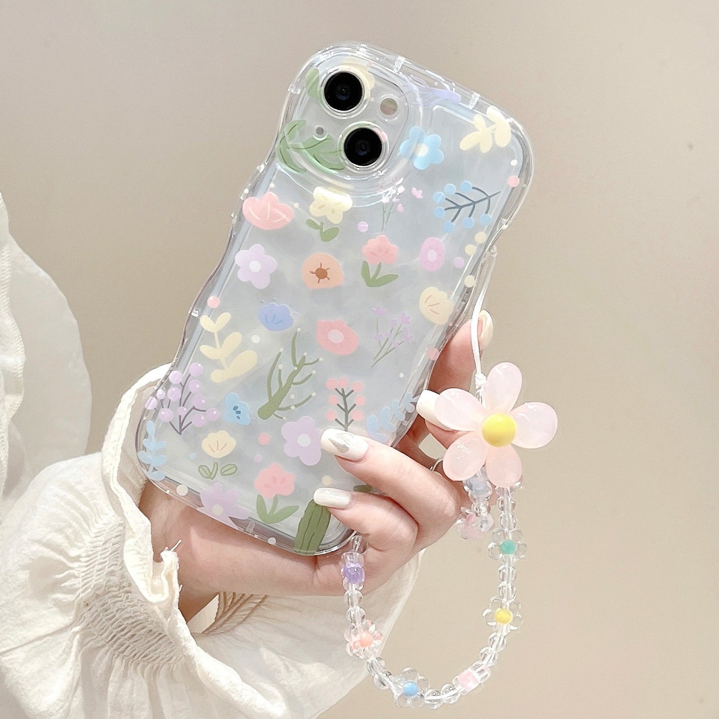 Wavy Bubble Fashion Phone Case For iPhone 14