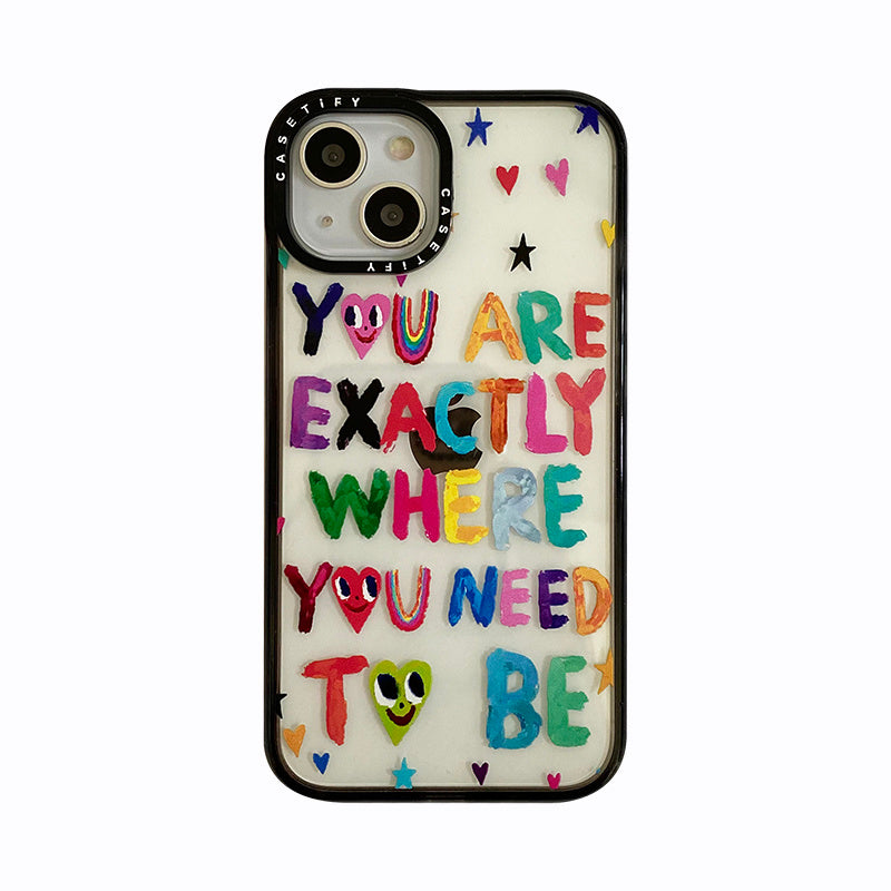 Rainbow Bear Phone Case Acrylic Protective Case