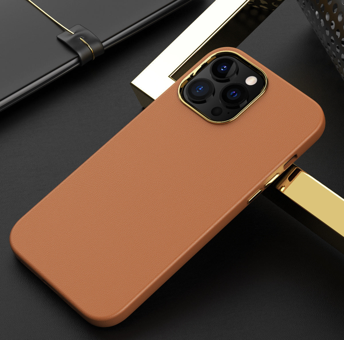 Electroplated Lens Ring Mobile Phone Case For iPhone 14