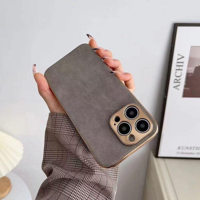 Leather Texture Phone Case For iPhone 12, 13, 14, 15 - MyMobile