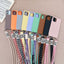 Long Diagonal Strap Liquid Silicone Phone Case For iPhone 14