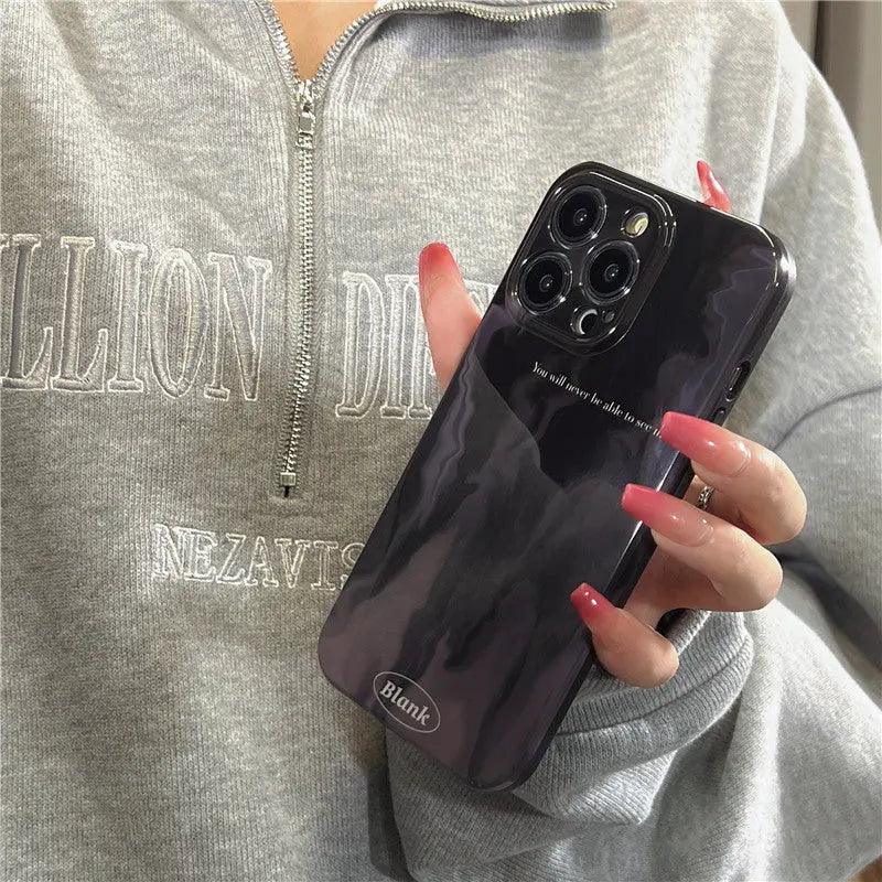 Black Fluid Dye Mobile Phone Case Online Only