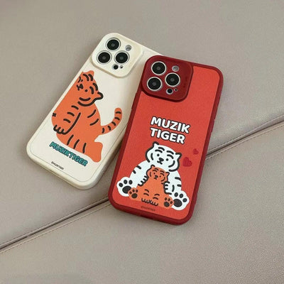 Cartoon Korean Little Tiger Mobile Phone Case Creative Online Only