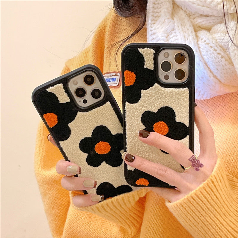 Mobile Phone Case New Flannel Soft Shell For iPhone 15