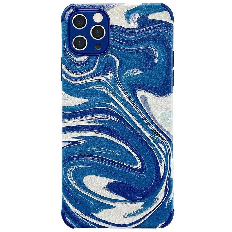 Personalized Blue Ink Splash Mobile Phone Soft Shell Online Only