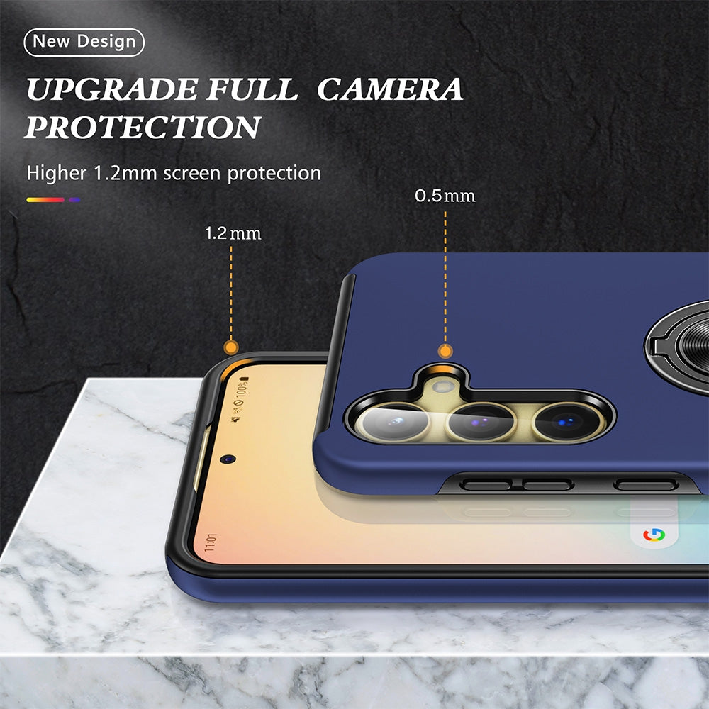 Magnetic Ring Holder Shockproof Case Cover for Samsung Galaxy S24 Plus