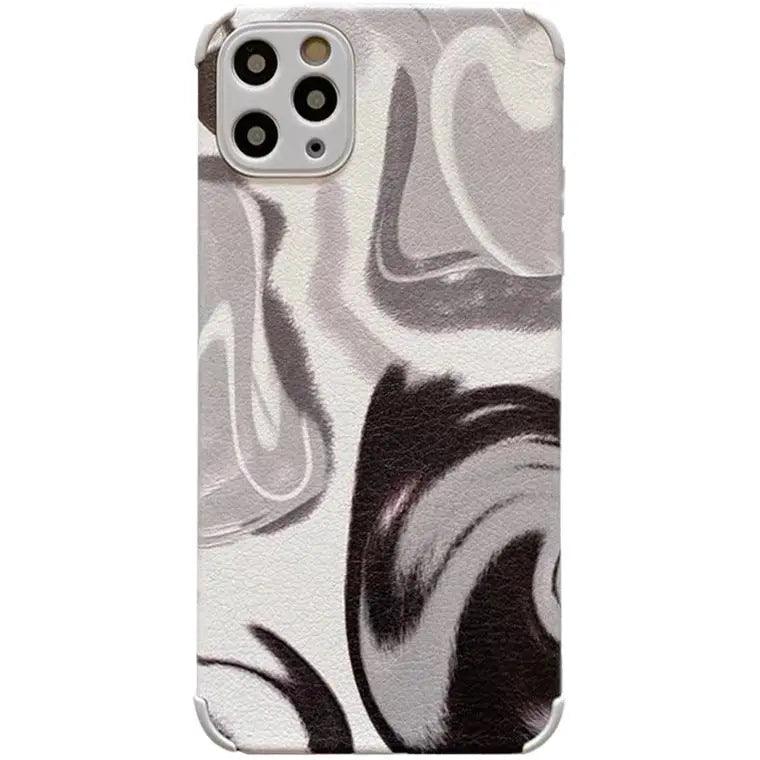 Cold Wind Black Grey Smudge Mobile Phone Case Online Only