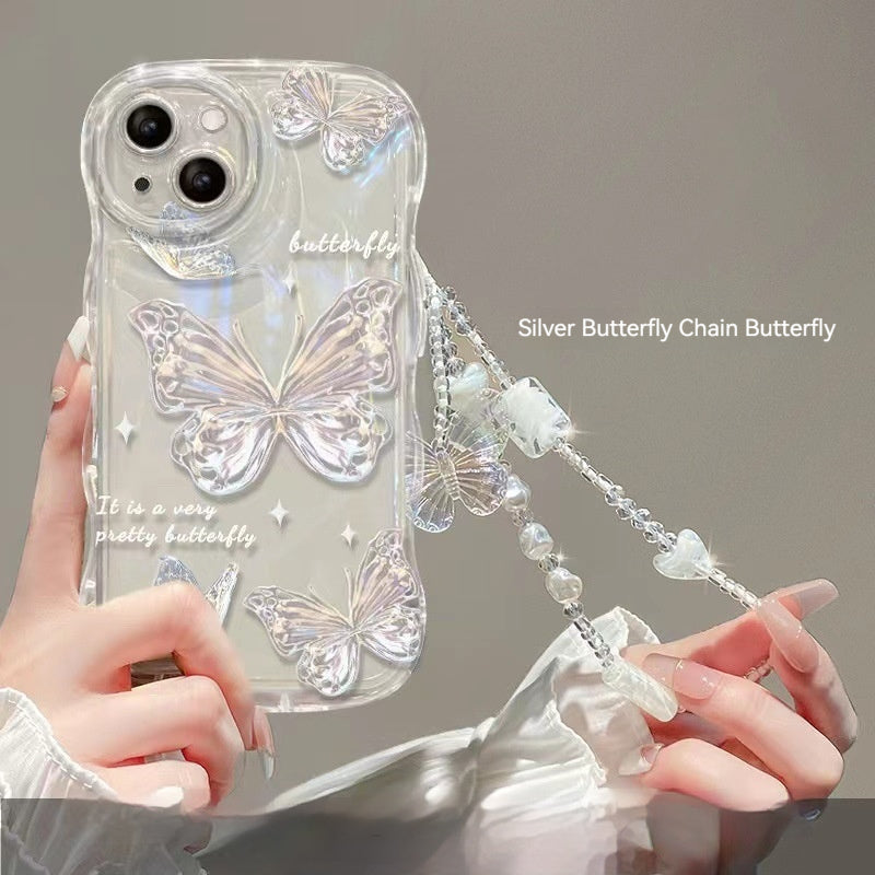 Wave Fairy Butterfly Applicable Phone Case For iPhone 15